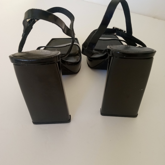 JEFFERY CAMPBELL Danceria 2 Platform Open Toe Black Shoes | 9.5 - Picture 5 of 9